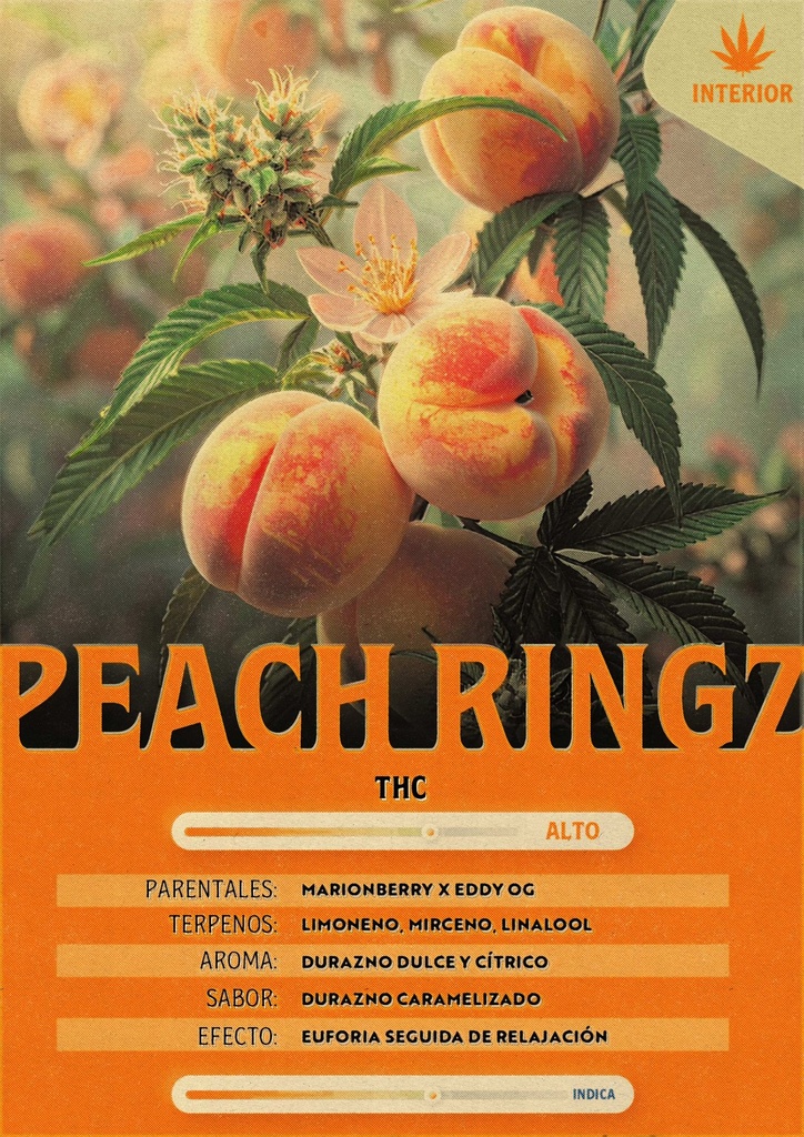 Peach Ringz (5 Gramos) 
