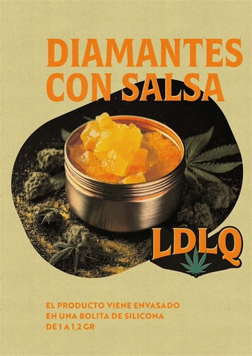 [MEXT_DIASAL1] Diamantes con salsa (1 g)