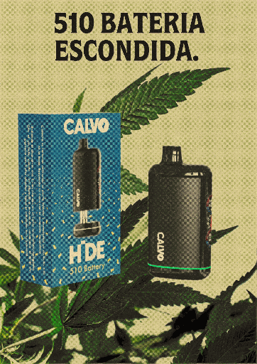 510 Bateria Cartucho Escondido - Calvo Glass.